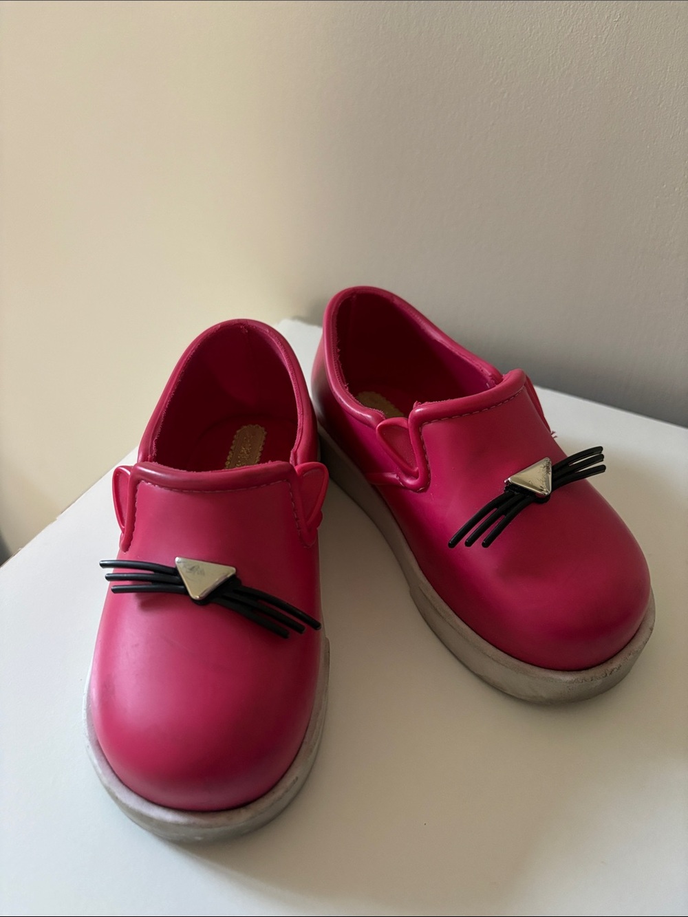 MINI MELISSA red cat shoes